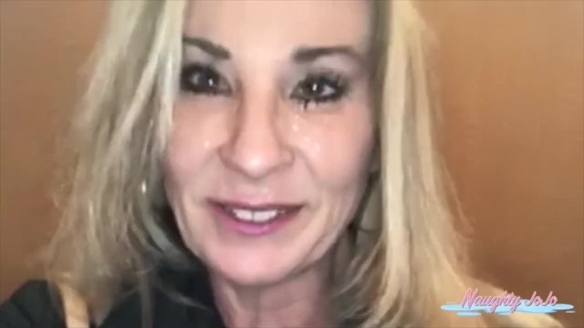 First Public Cumwalk Joanna Meadows-NaughtyJoJo Public BJ and Facial with first Public Cumwalk