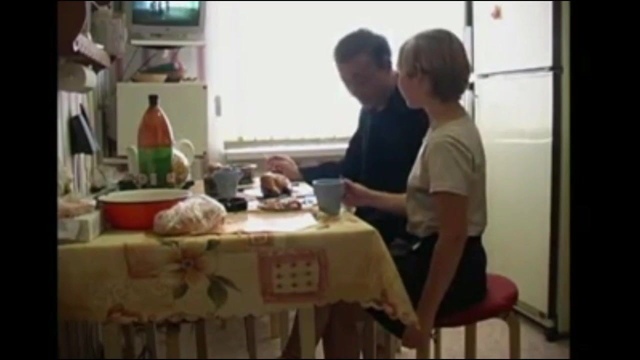 Kitchen fuck with best friend’s wife