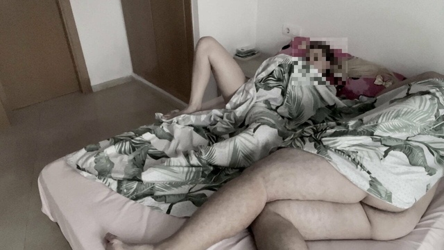 Alejandra is horny and masturbating next to me.