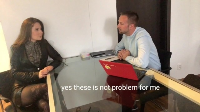 my job interview and demonstrated sex skills