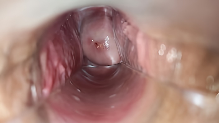 Pulsating orgasm inside vagina