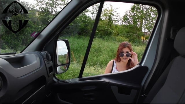 A truck driver gives a hitchhiker a ride