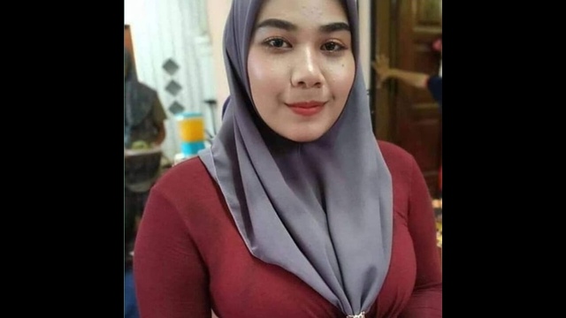 Cheating with big tits hijab wife