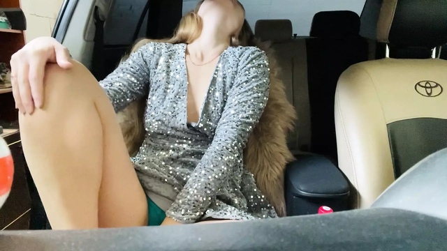 A student brought herself to orgasm in an underground parking lot...