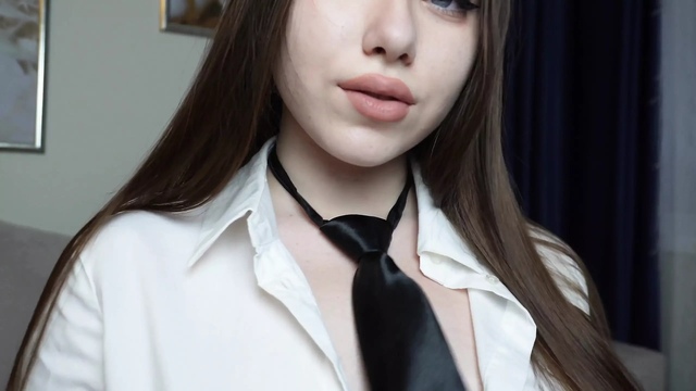 Stepsister Masturbates in Sheer Pantyhose - Solo Pussy Play & Soft Moans